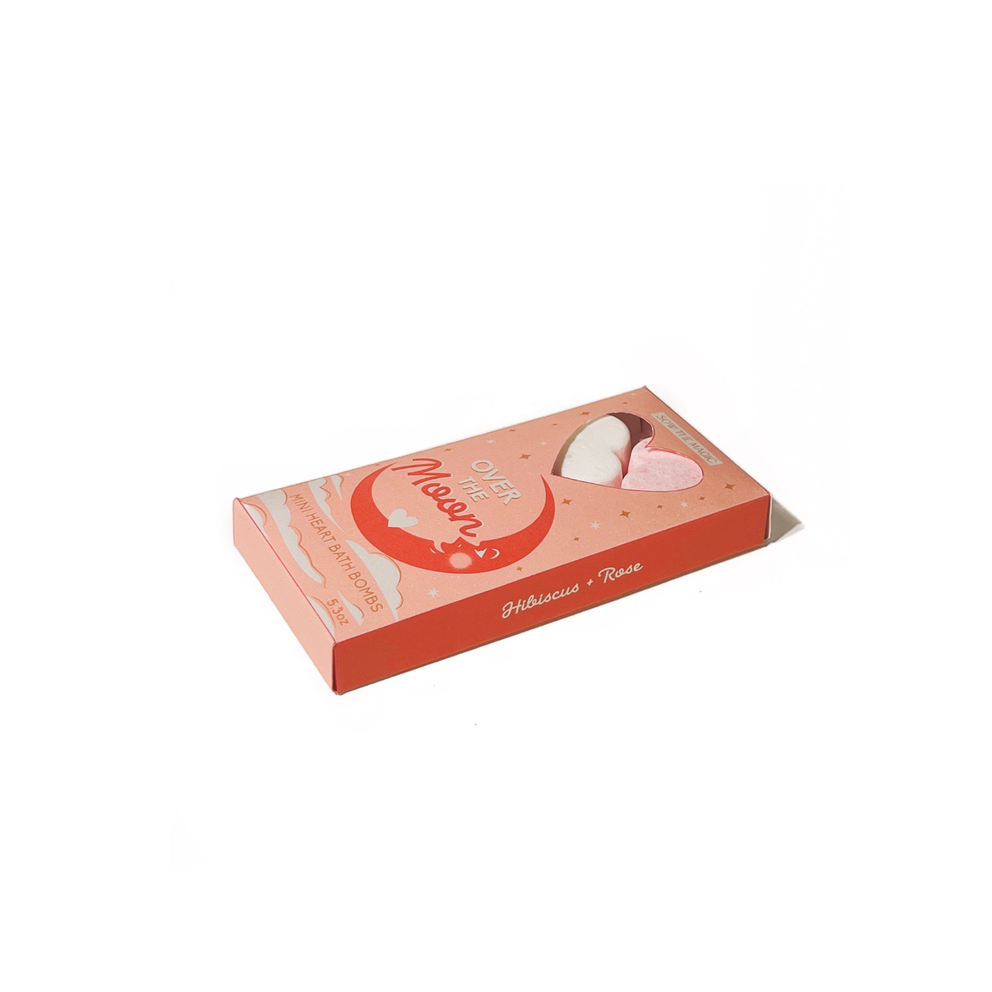 Over The Moon Mini Sweet Heart Bath Bombs Gift Set by Sow the Magic