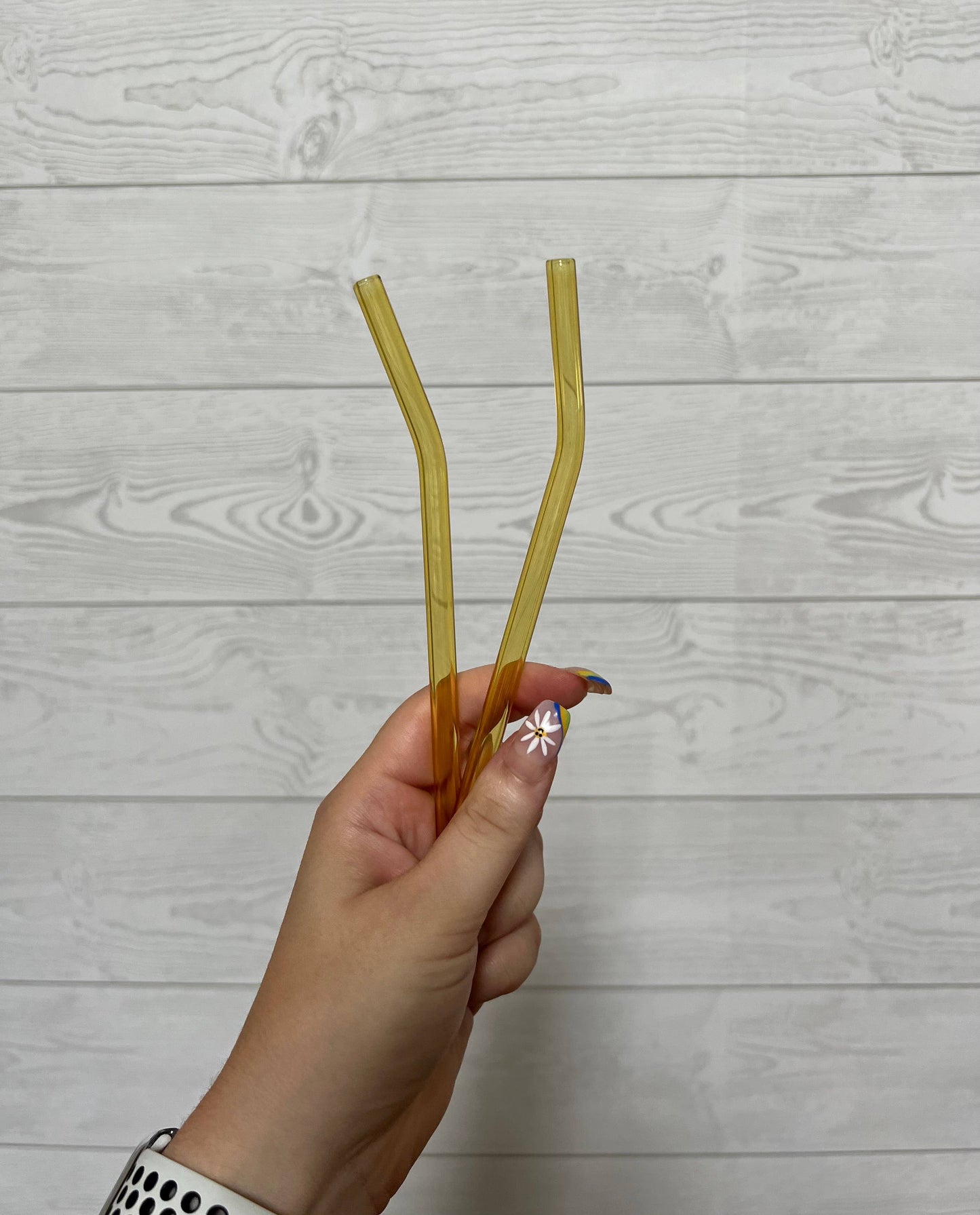 Glass Straw (Bent)