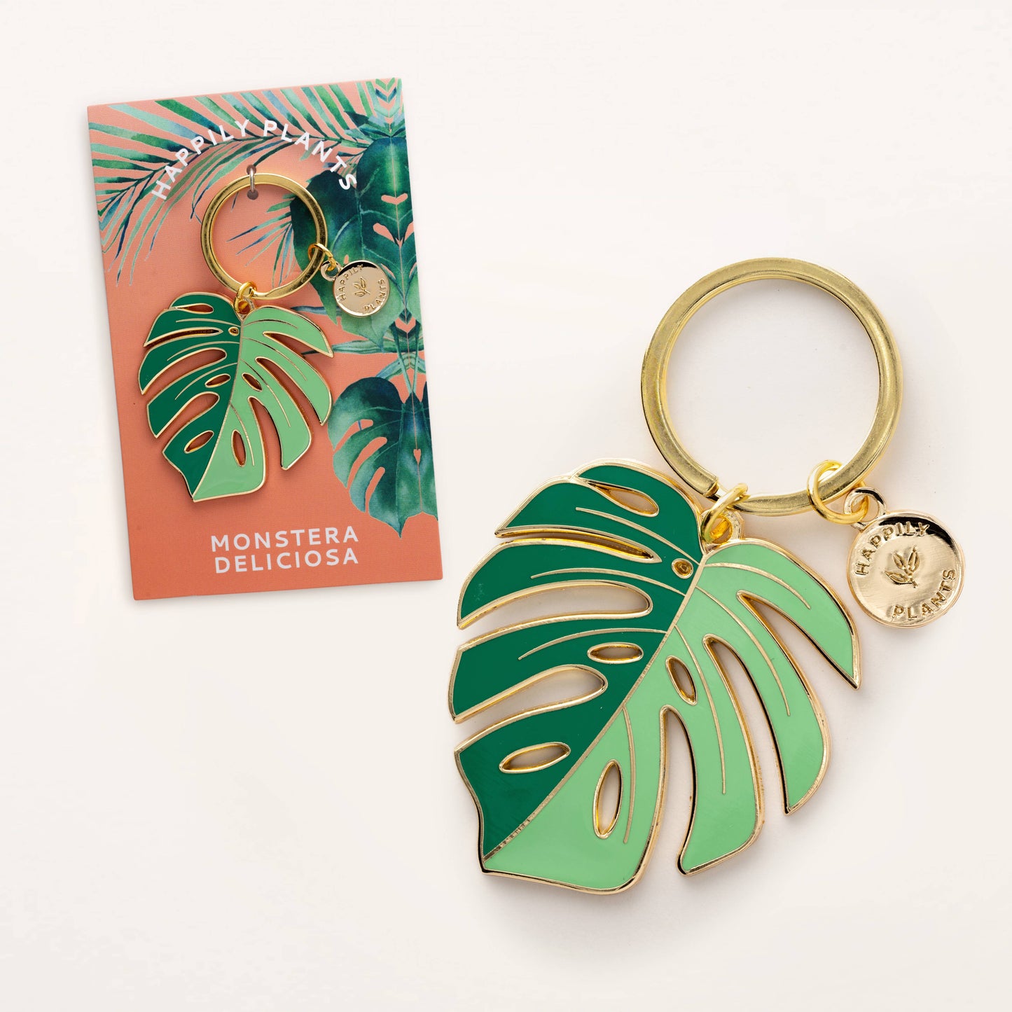 Monstera Deliciosa Keychain