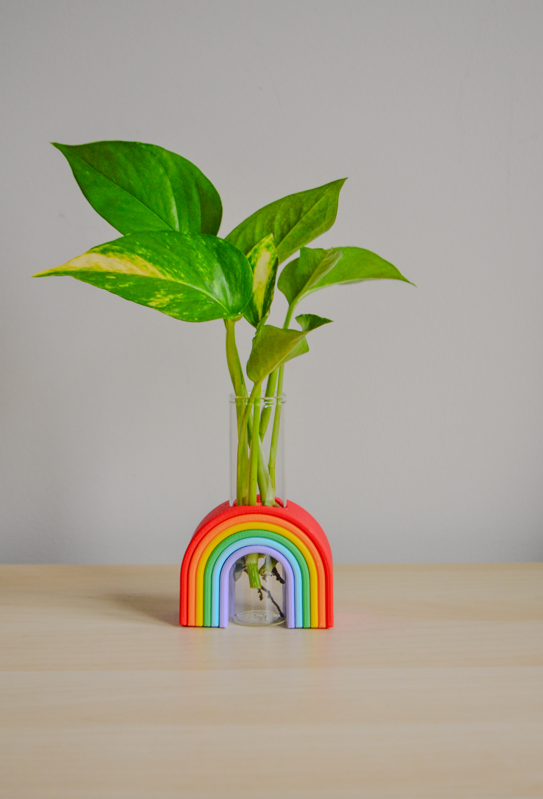 Rainbow Bud Vase
