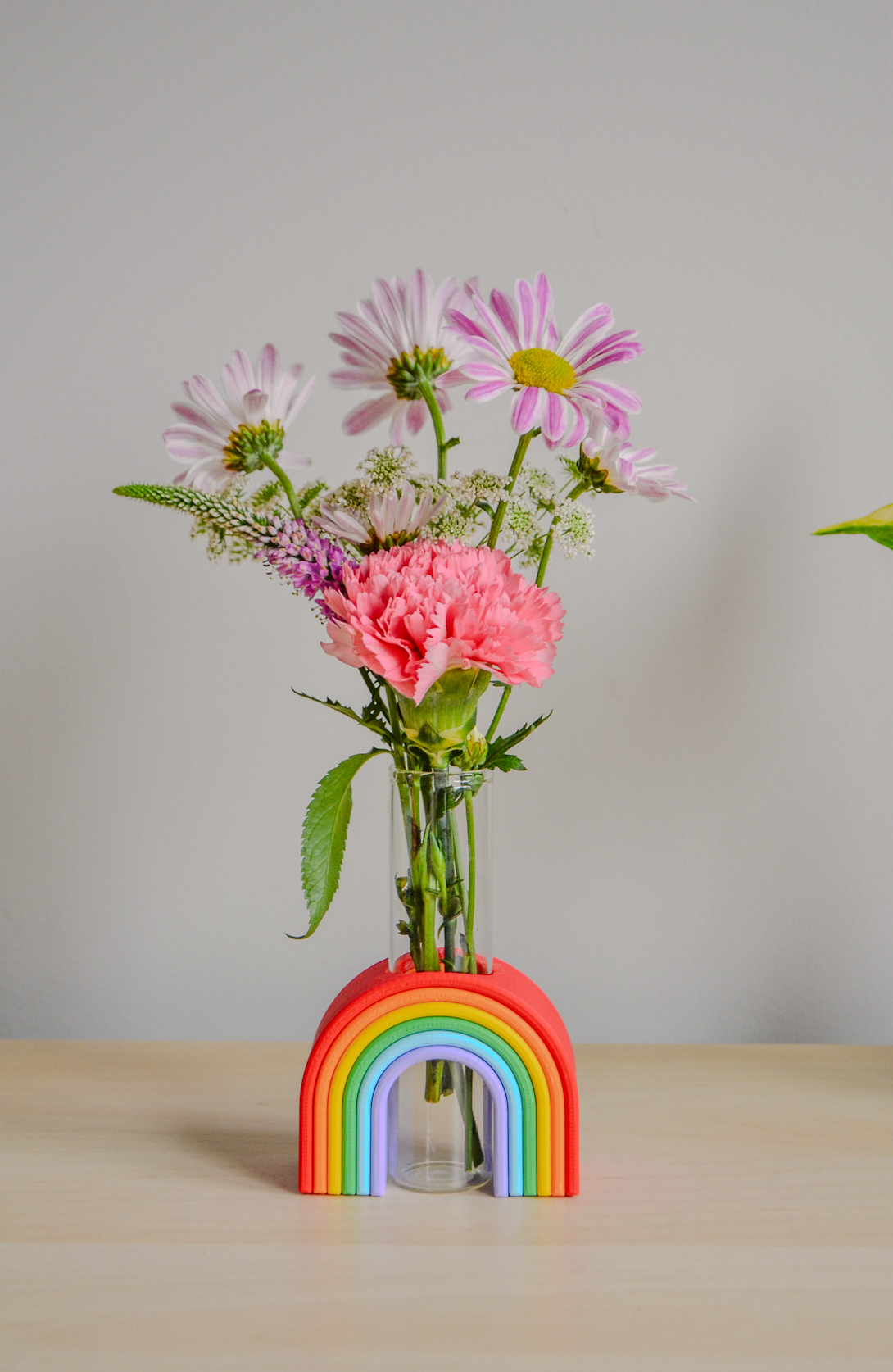 Rainbow Bud Vase