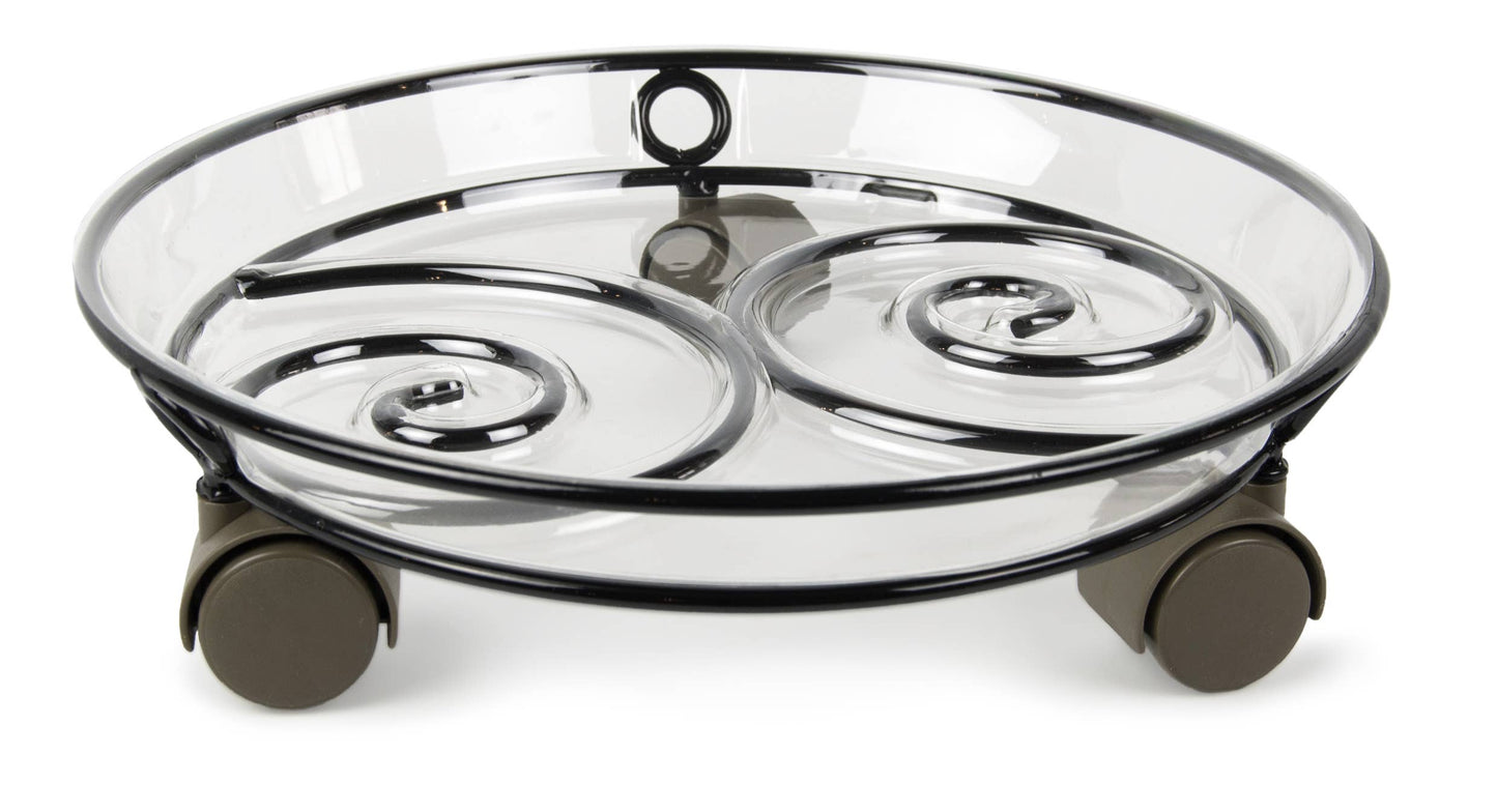 Spiral Caddy Plant Stand 12" Black