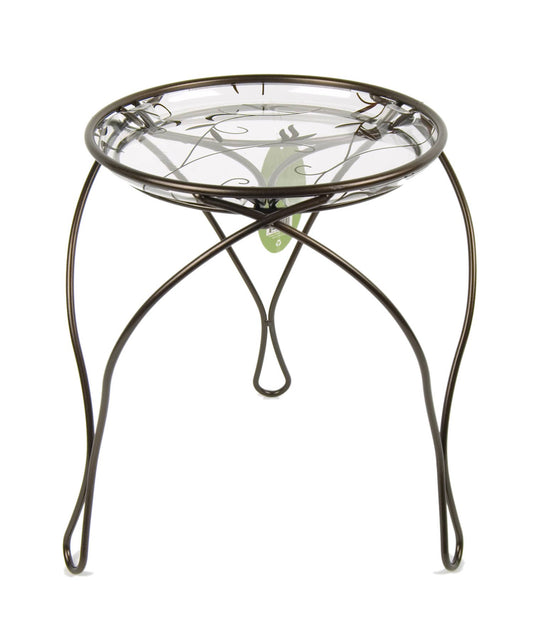 13” Elegance Plant Stand— Dark Bronze