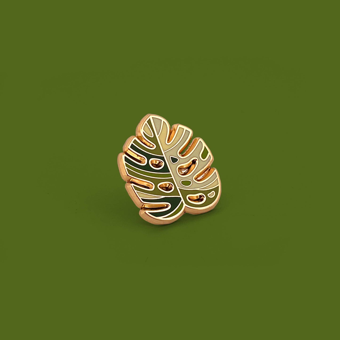 Synthesis Variegated Monstera Enamel Pin