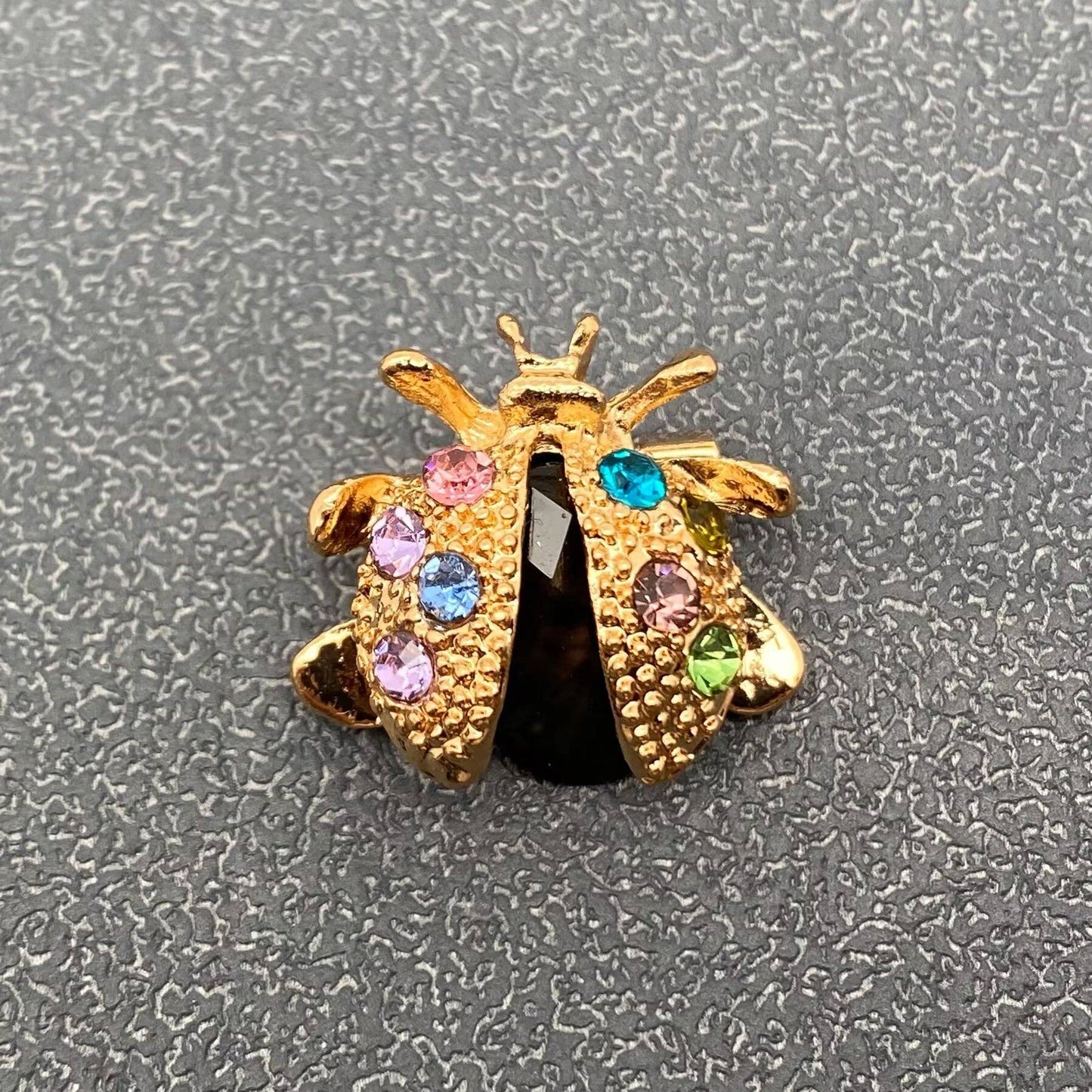 Rhinestoned Ladybug Pin/Brooch
