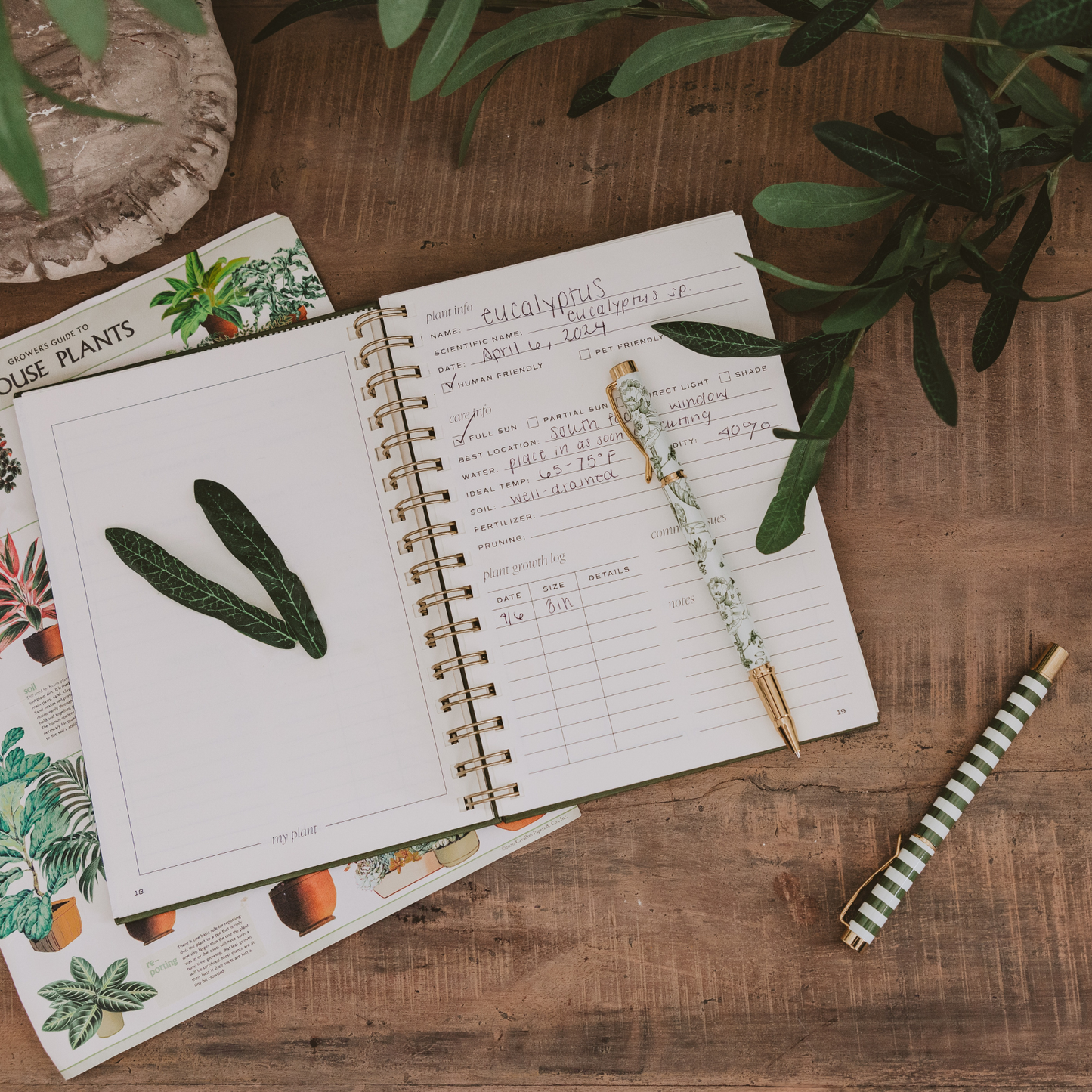 Plant Journal Notebook