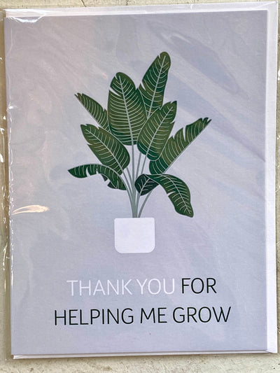 Thank You for Helping Me Grow
