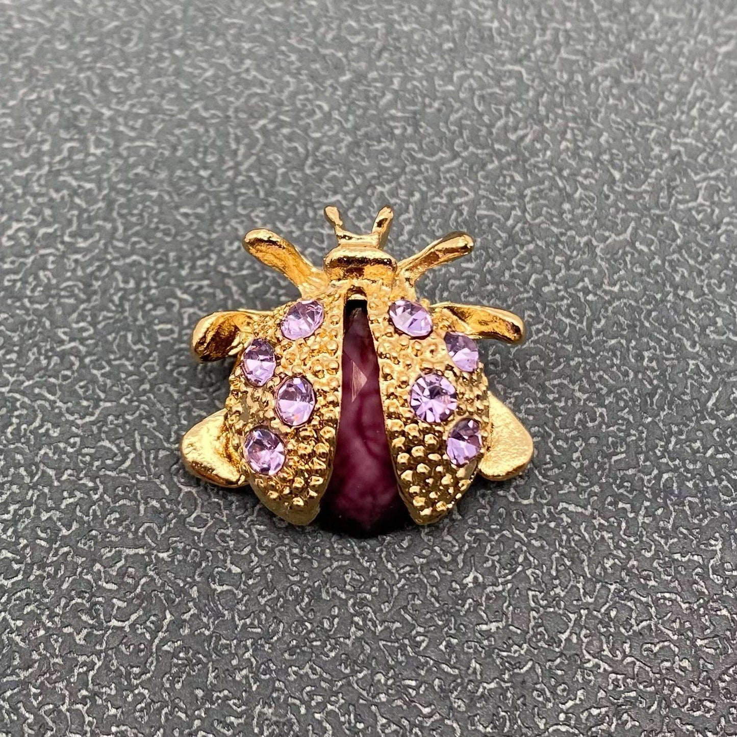 Rhinestoned Ladybug Pin/Brooch