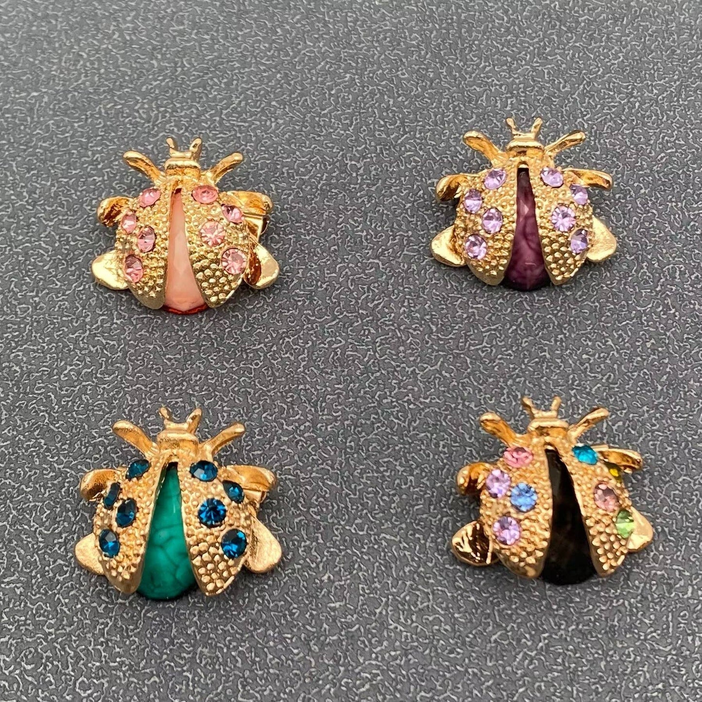 Rhinestoned Ladybug Pin/Brooch
