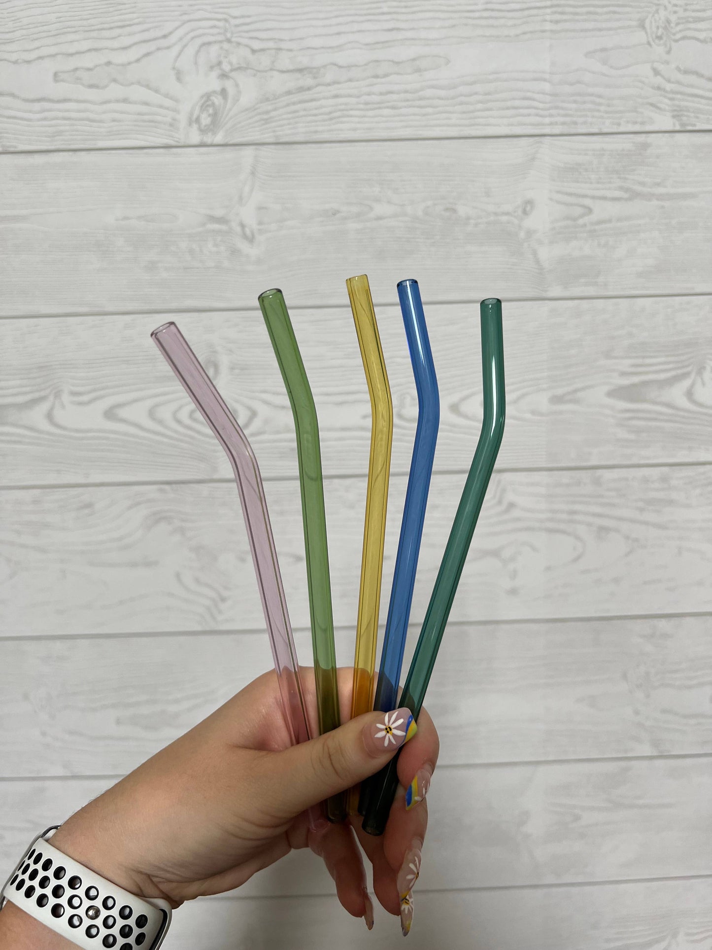 Glass Straw (Bent)