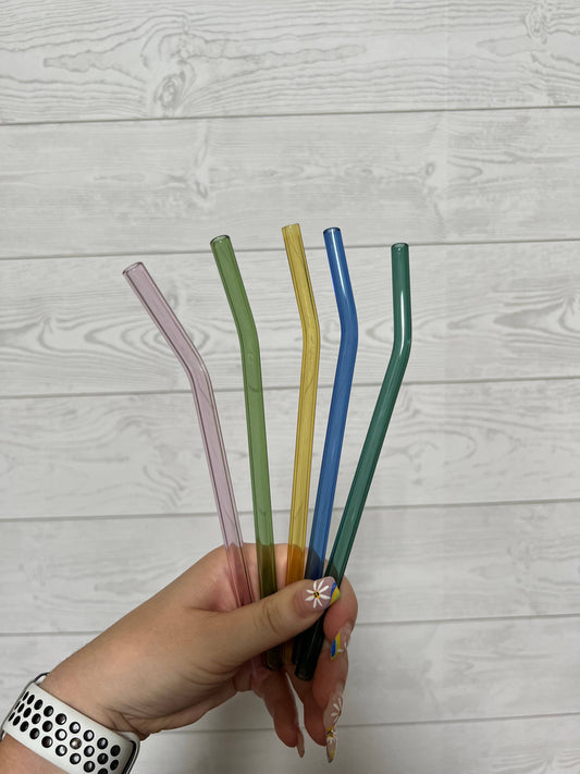 Glass Straw (Bent)