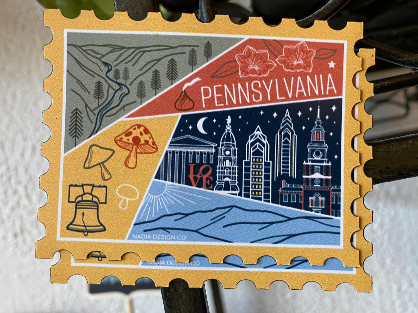 Pennsylvania Magnet by Nadia Design Co.