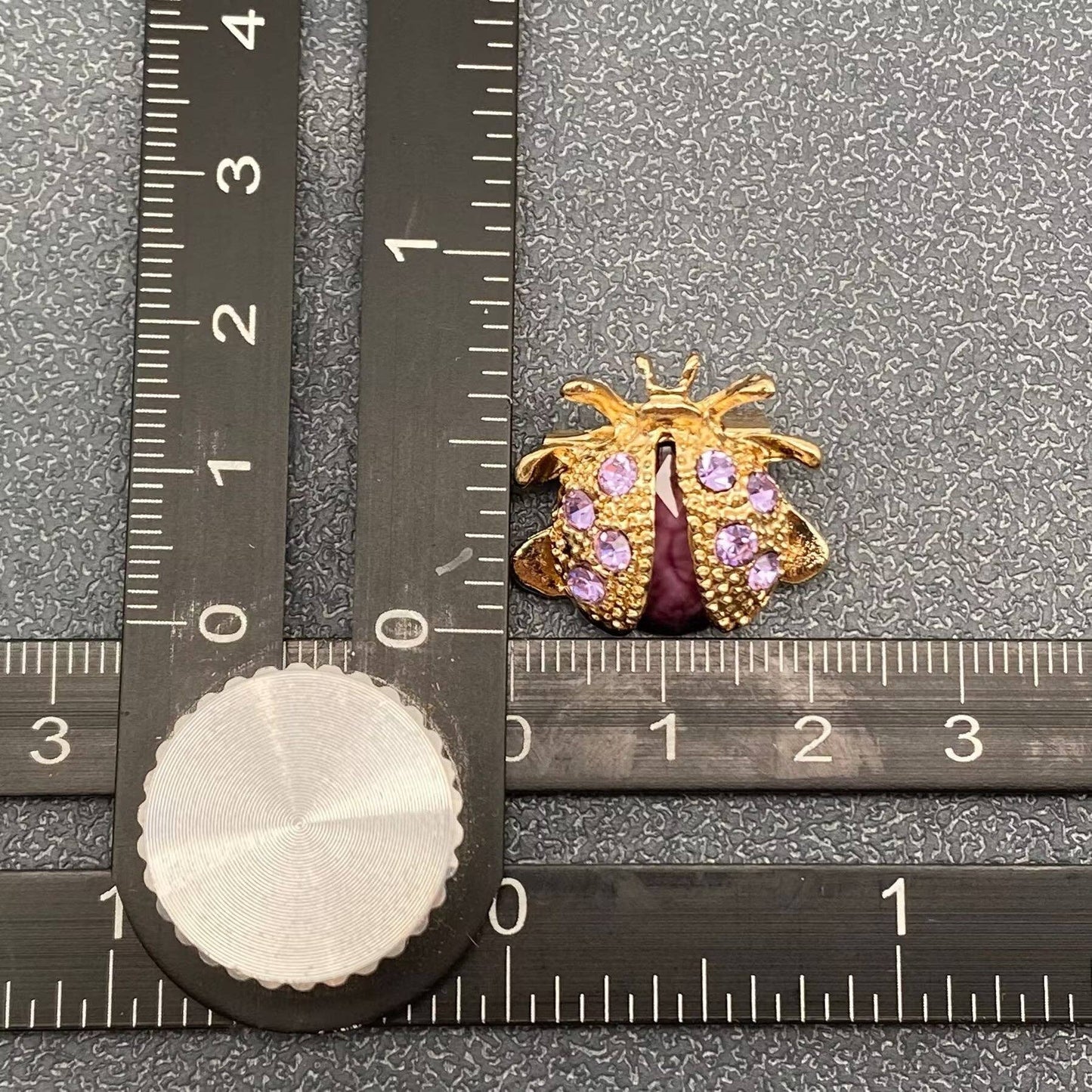 Rhinestoned Ladybug Pin/Brooch