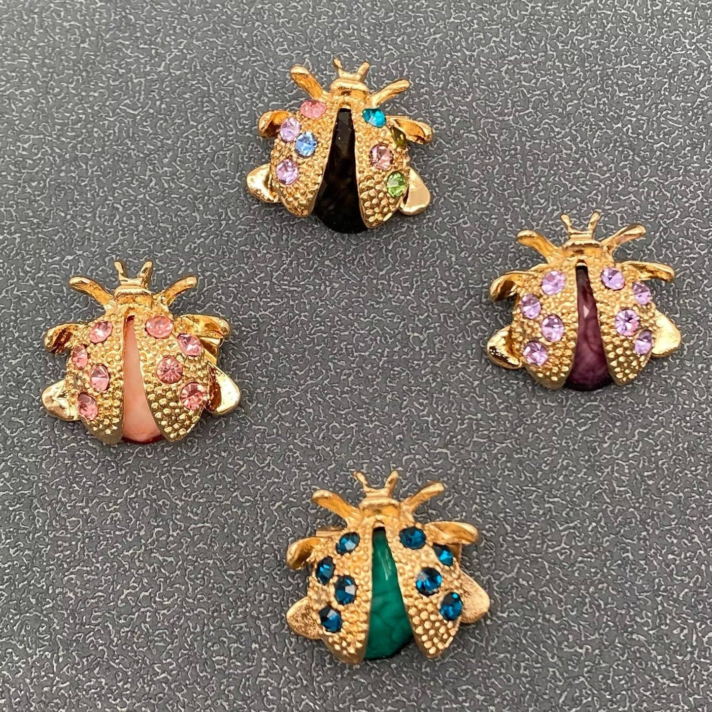 Rhinestoned Ladybug Pin/Brooch