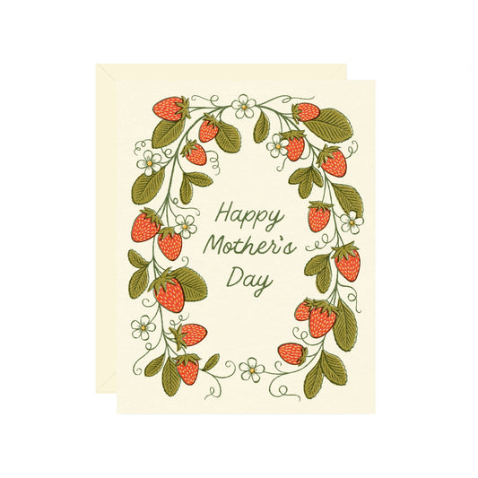 Happy Mother’s Day Strawberries By Wallflower Paper & Party
