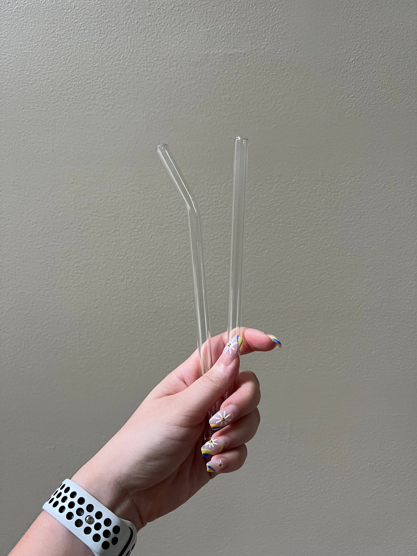 Clear Glass Straw (Straight)