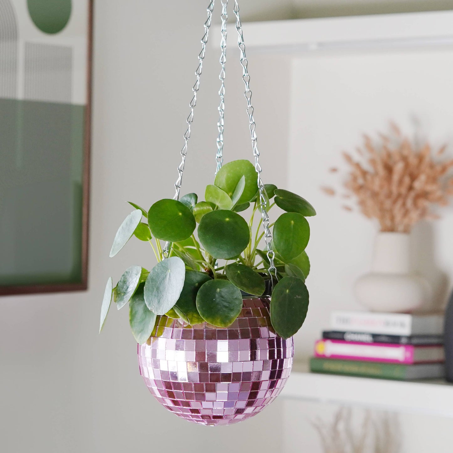 Disco Ball Hanging Planter