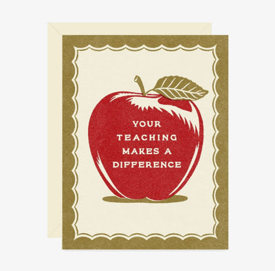 Your Teaching Makes a Difference