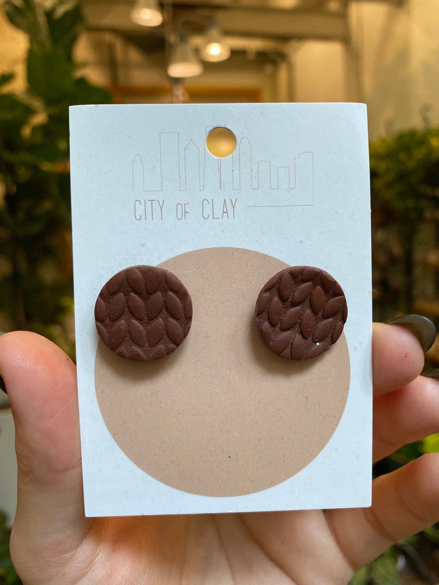 Earrings by City of Clay
