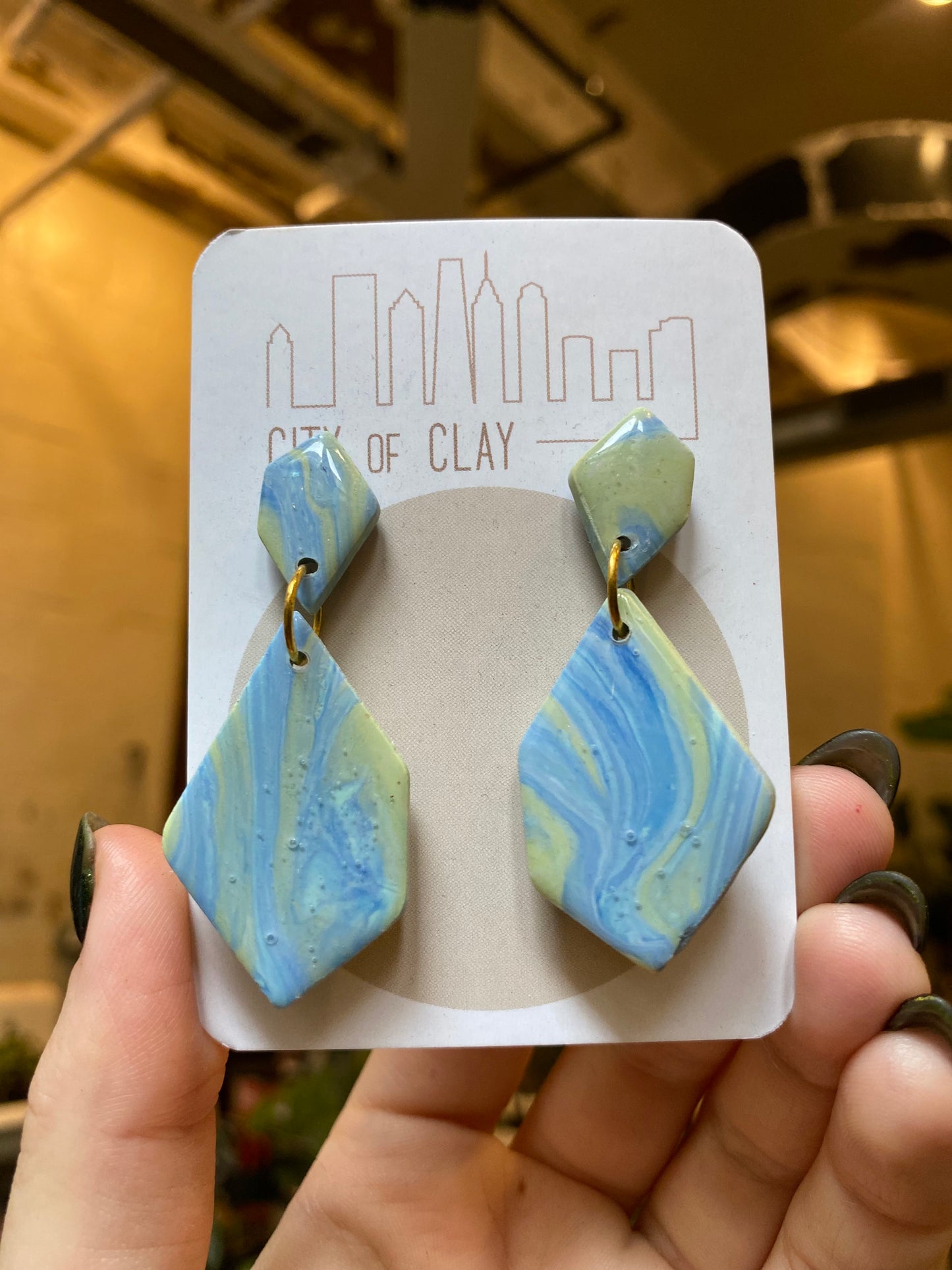 Earrings by City of Clay