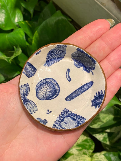 Pasta Plate Blue