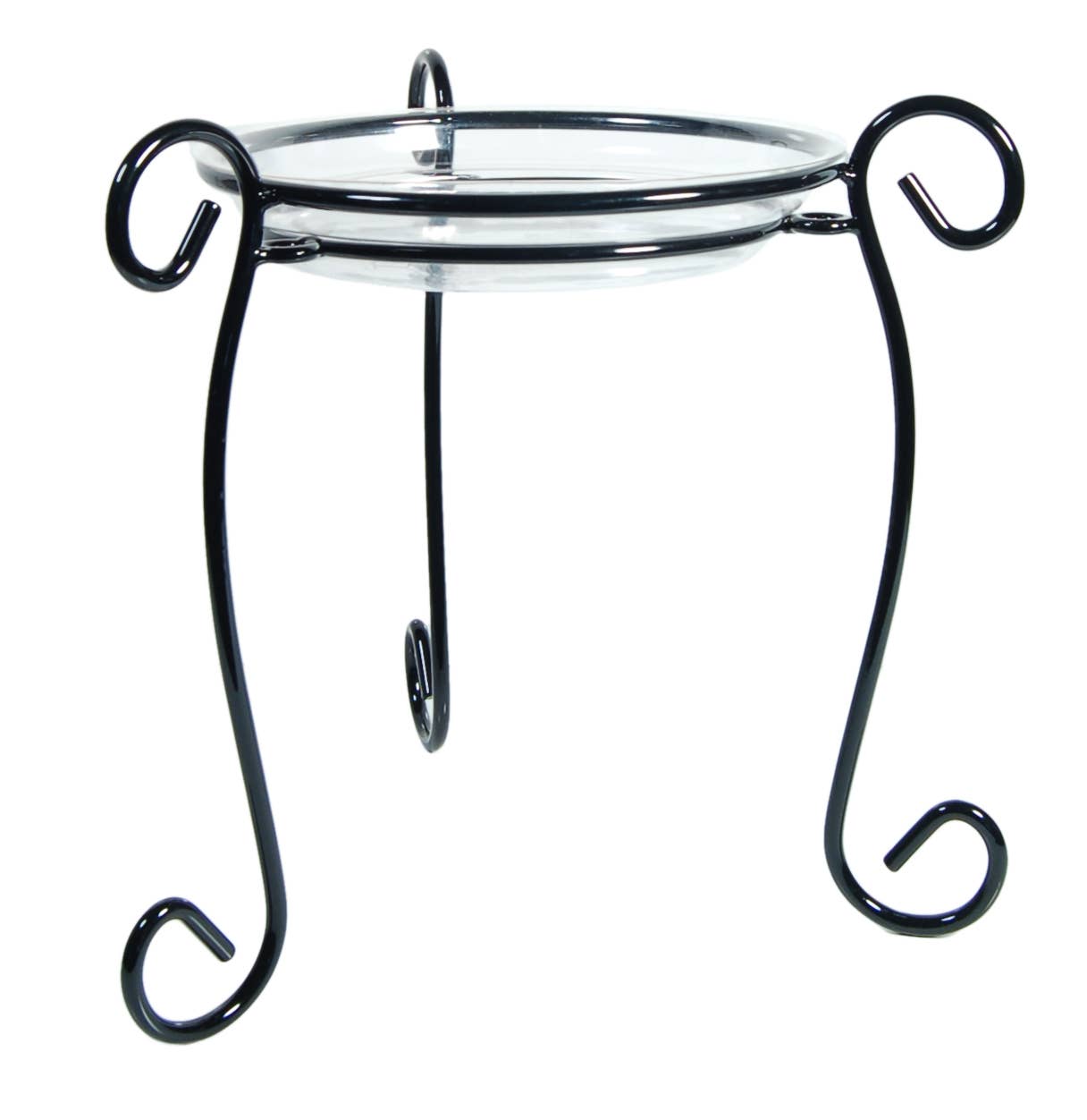 13” Graceful Plant Stand— Black