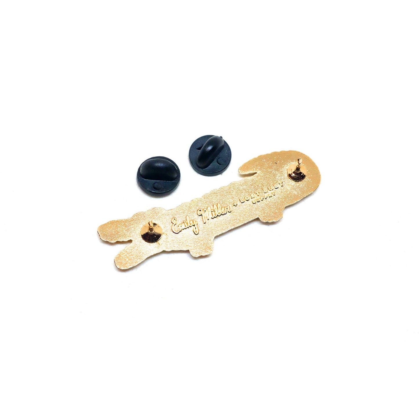Eat Racists Enamel Pin by Emily Miller