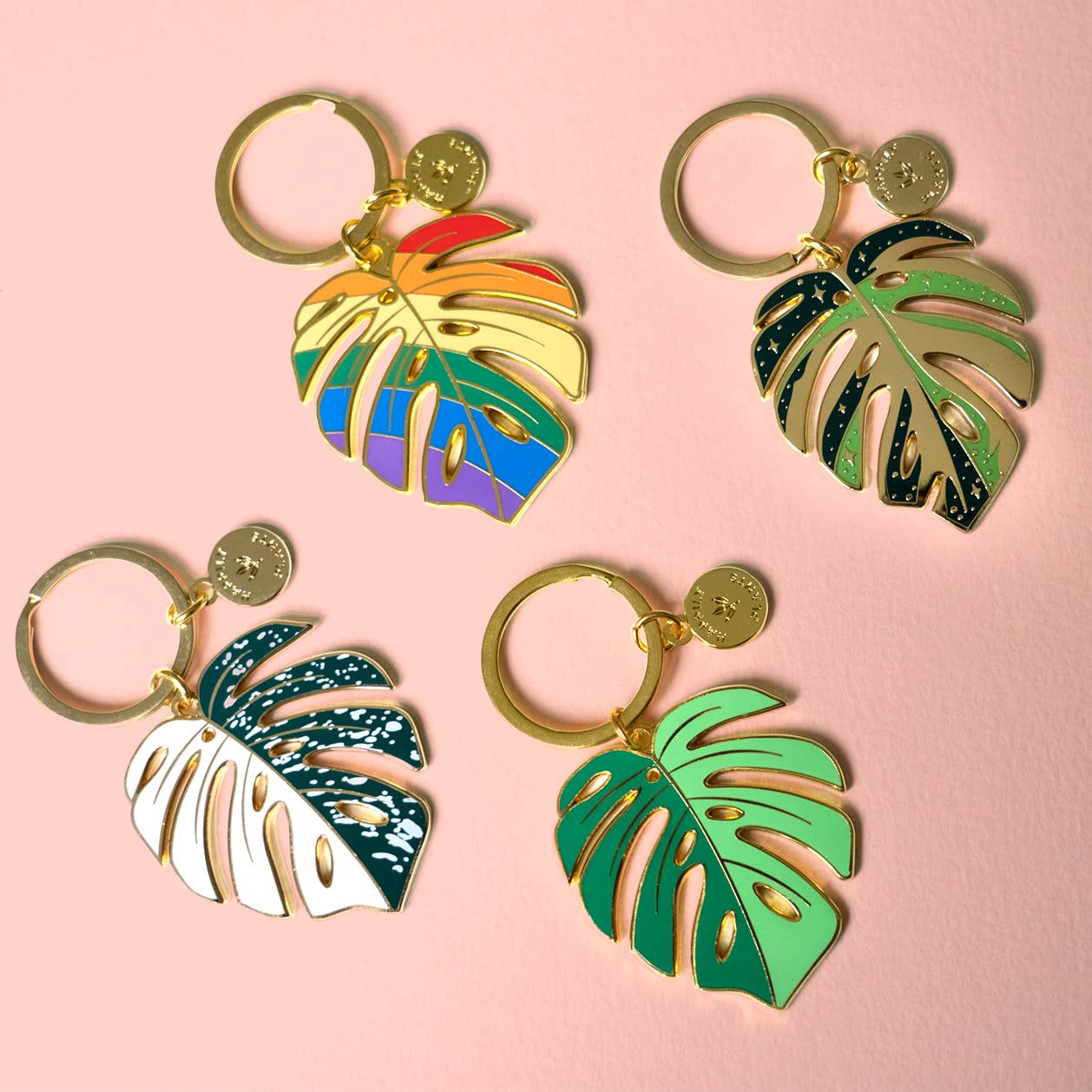 Monstera Deliciosa Keychain