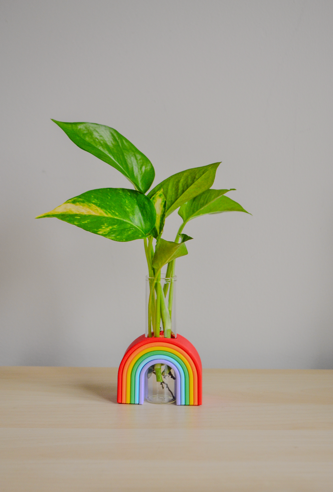 Rainbow Bud Vase