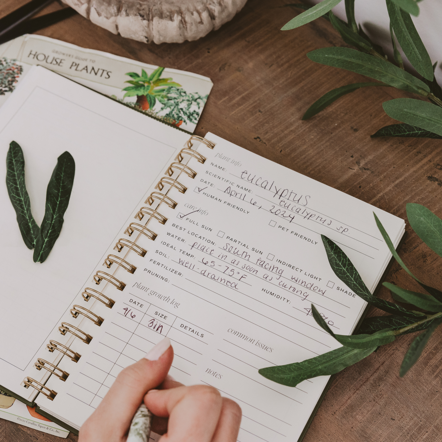 Plant Journal Notebook