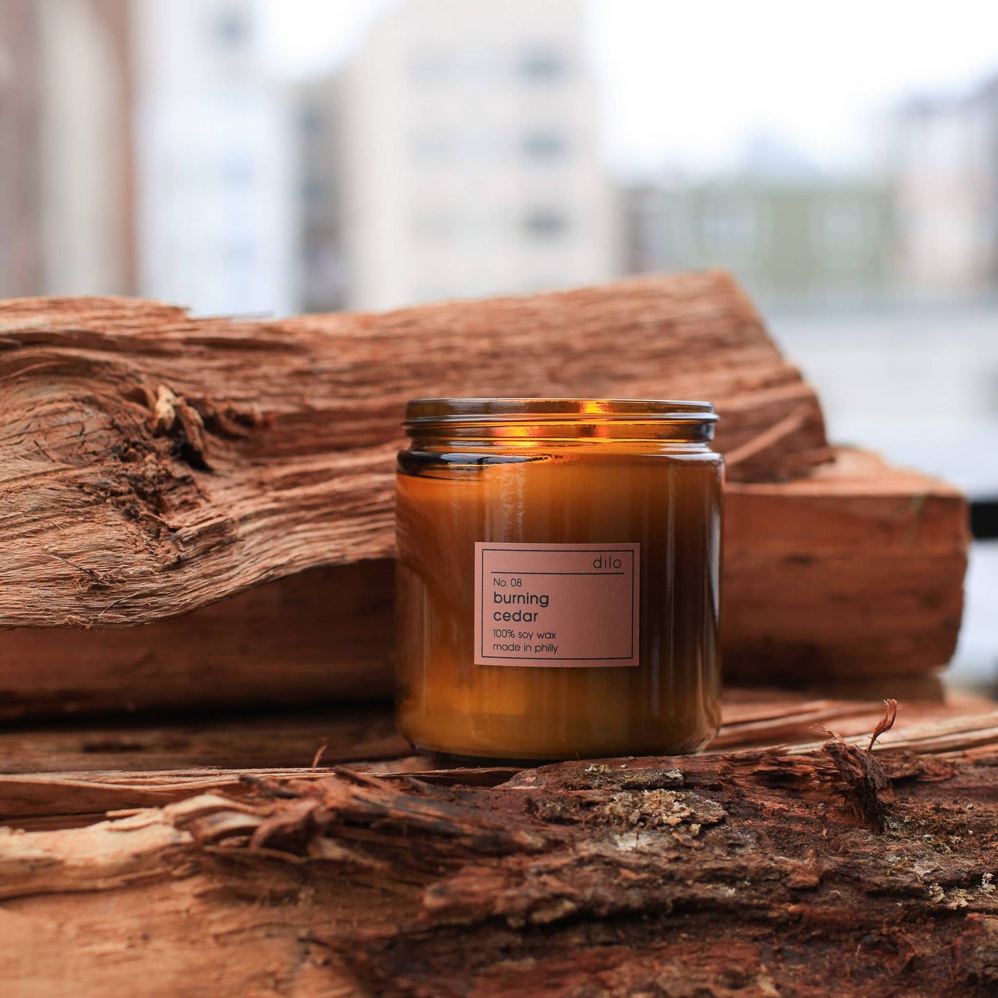 dilo “No. 8 Burning Cedar” Candle