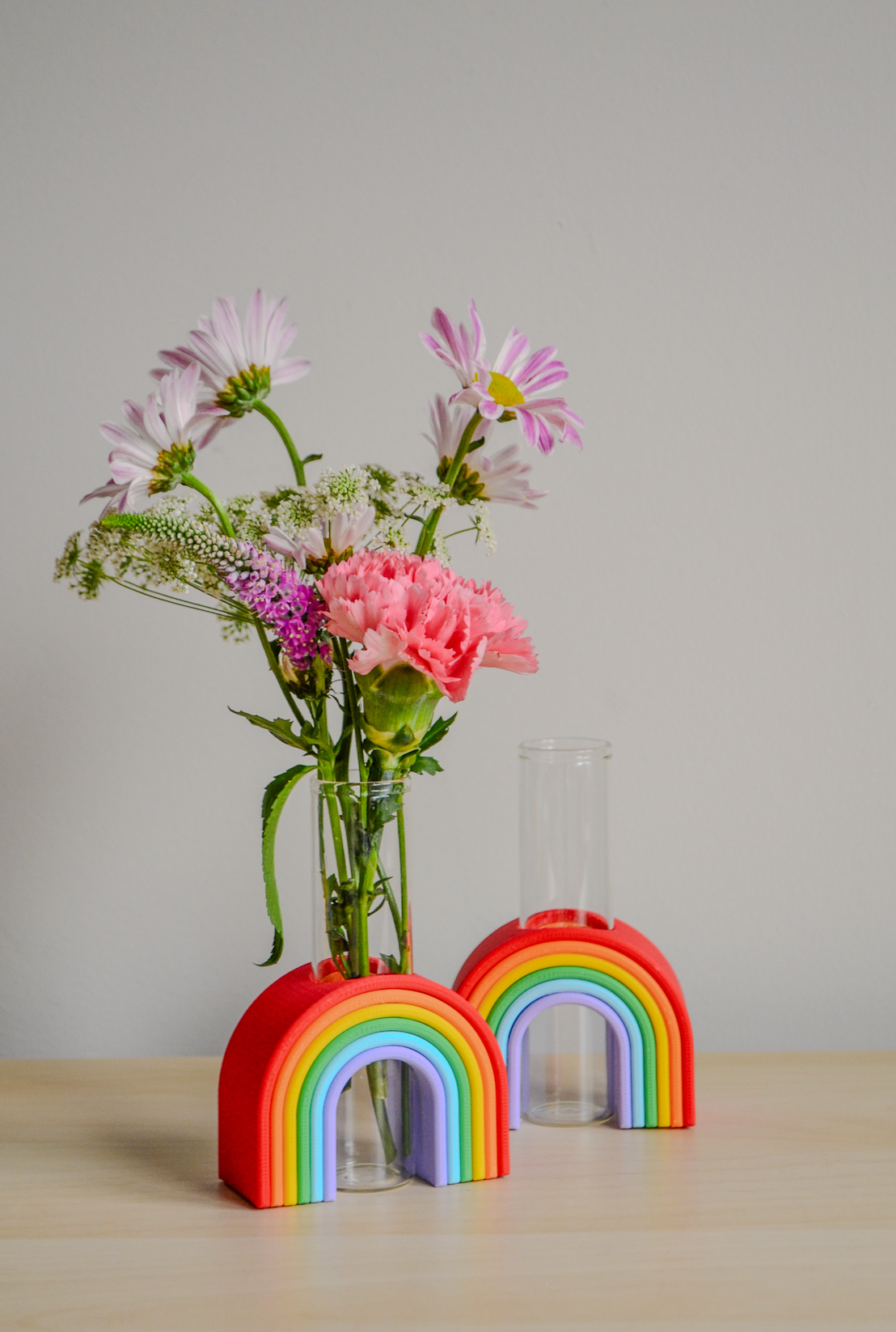 Rainbow Bud Vase