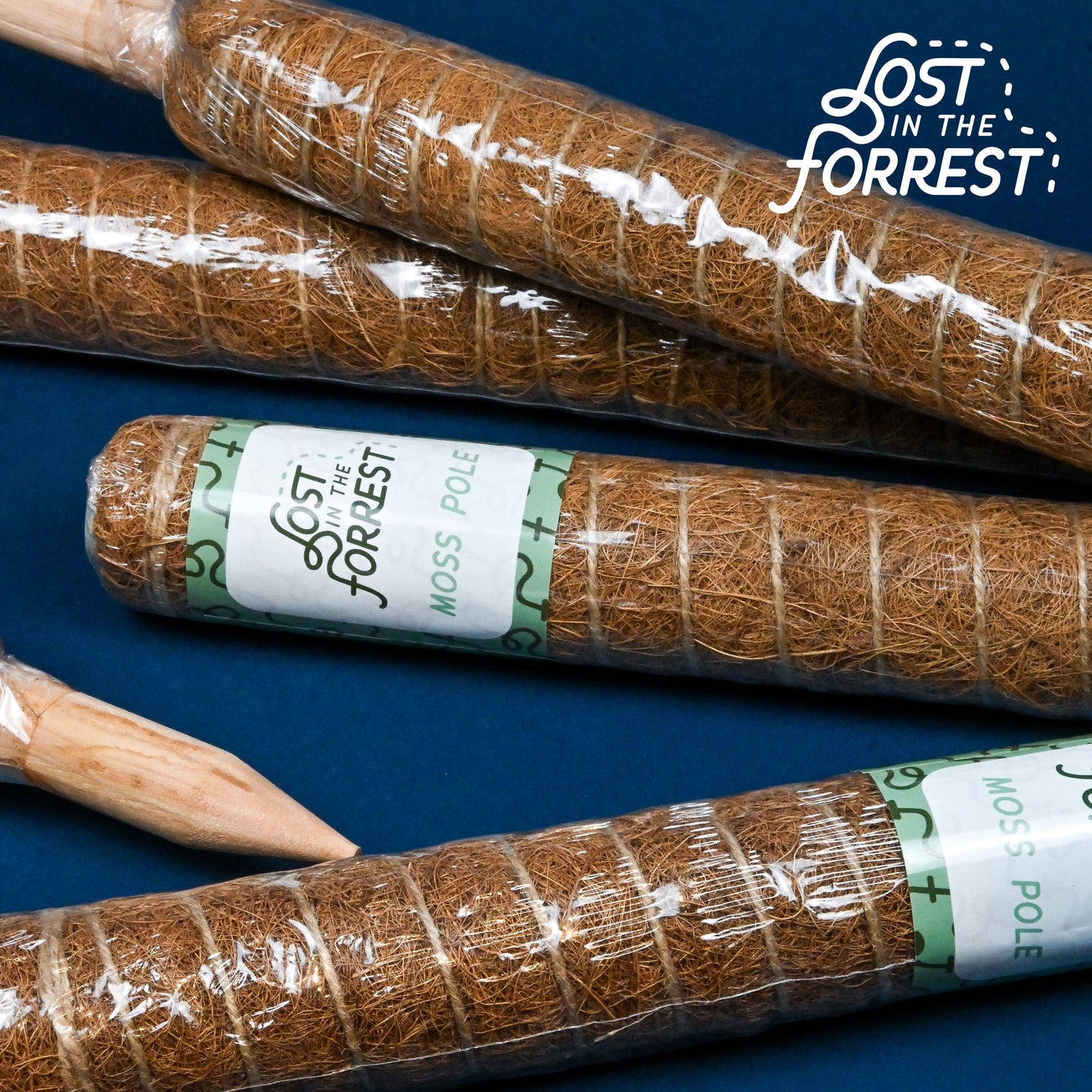 Stackable Coconut Coir “Moss” Pole