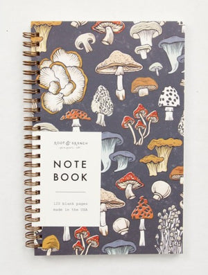 Mushroom & Fungi Spiral Bound Notebook by Root & Branch Paper Co. - Greenly Plant Co