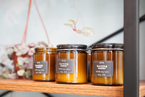 Burning Cedar Candle by Dilo - Greenly Plant Co