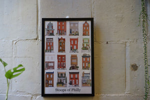Stoops of Philly Poster by ArtByAlicia - Greenly Plant Co