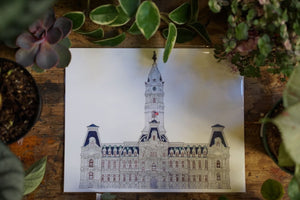 City Hall Print by ArtByAlicia - Greenly Plant Co
