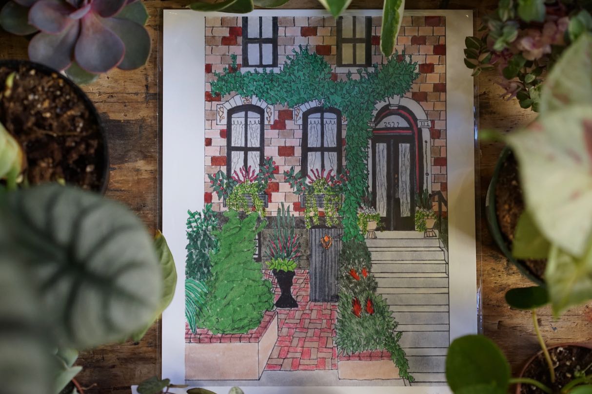 Ivy House Print by ArtByAlicia - Greenly Plant Co