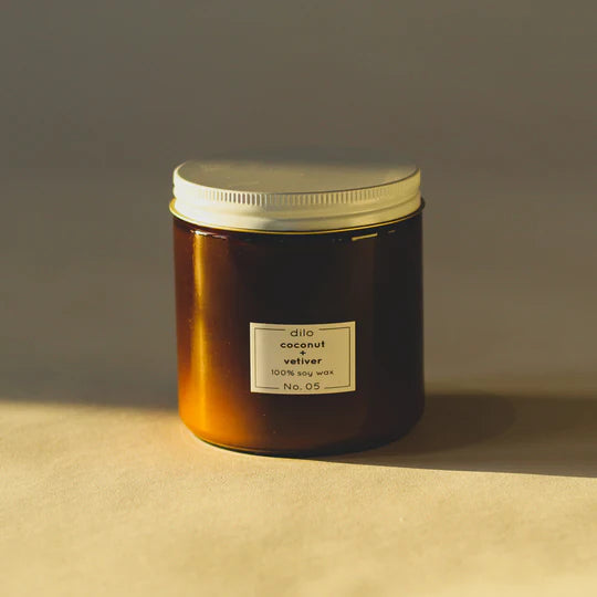 Coconut + Vetiver Candle by Dilo